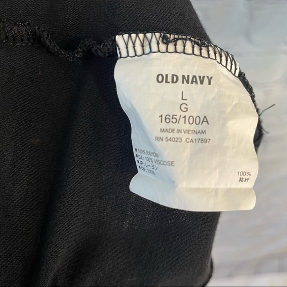 Old Navy Black T-Shirt Large - Picture 6 of 7